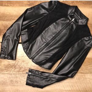 Bebe genuine leather jacket. Very sexy.
